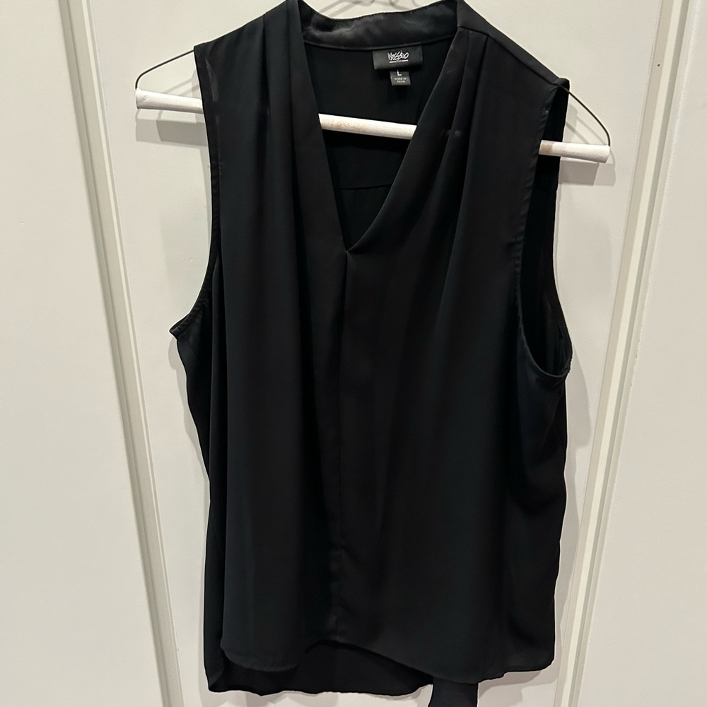 Black tank top